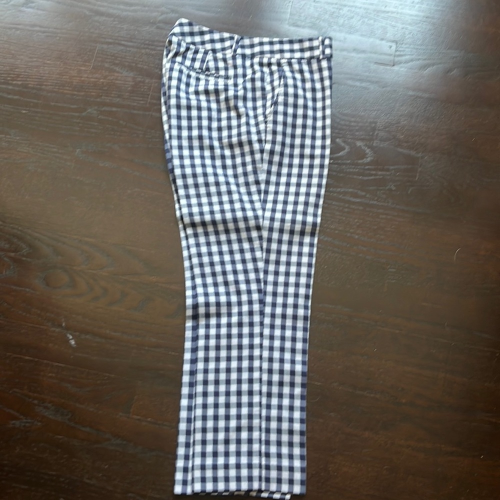 Bananna republic size 6 Gingham pants